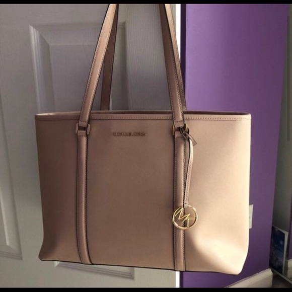 Light Pink Michael Kors Large Tote - Picture 2 of 4